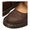Półbuty Dr. Martens MARY JANE FLOWER Dark Brown Crazy Horse 42391200